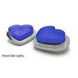 Blue LED Heart Shape Side Marker Indicators (Pair)