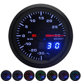 2" 52mm 7 Colors LED Dual Display Car Gauges
