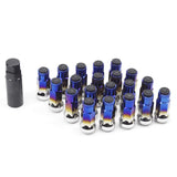 Burnt Blue Lug Nuts 48mm Open Extended