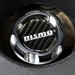 Carbon fiber NIS Silver Aluminum Engine Oil Cap