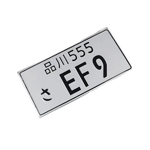 EF9 Civic SiR 88-91 JDM License Plate