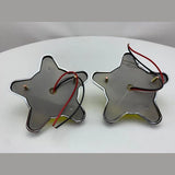 Clear LED Star Shape Side Marker Indicators pair