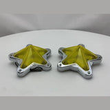 Clear LED Star Shape Side Marker Indicators pair