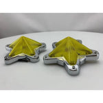 Clear LED Star Shape Side Marker Indicators pair