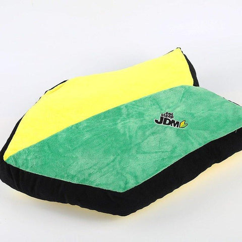 Eat Sleep JDM Shoshinsha New Driver Badge Cushion Pillow JDM Performance