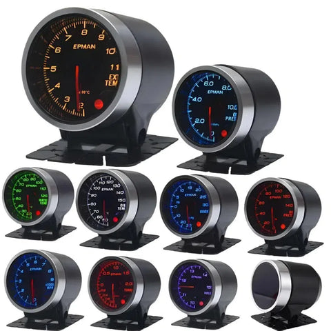 EPMAN Universal 12V 52mm Racing Gauges