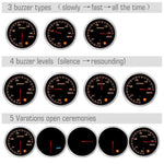 EPMAN Universal 12V 52mm Racing Gauges