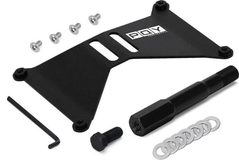 Universal Black Front Bumper License Plate Mount Bracket Jdm Style Relocator 915649 Universal Black Front Bumper License Plate Mount Bracket Jdm Style Relocator 915649