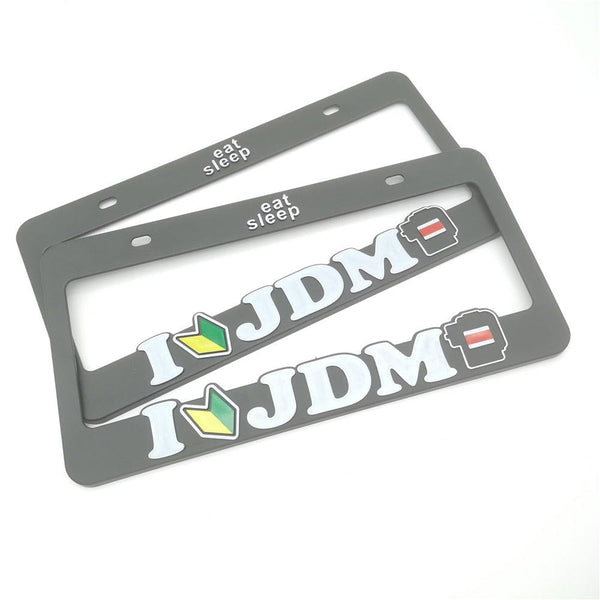 I LOVE JDM License Plate Frame JDM Performance