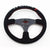 J Racing Steering Wheel Suede Flat 14"