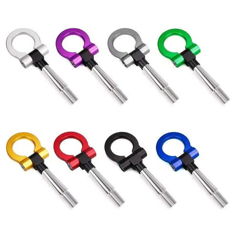 thumbnail image 2 of NPBosted Billet Aluminum Tow Hook Ring – Front/Rear, JDM Imports Honda Acura Mazda Toyota Mitsubishi 2 of 5