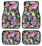 JDM Stickerbomb Car Floor Mats