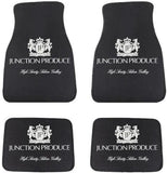 JP Racing Black Fabric Car Floor Mats