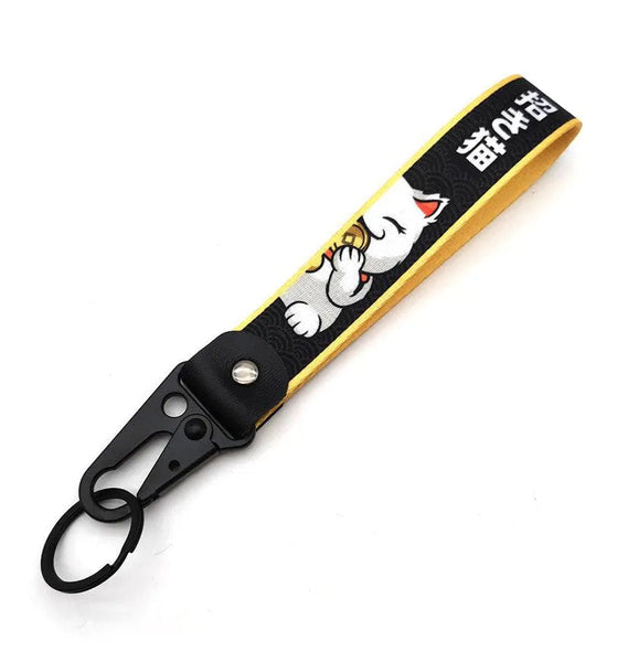 Lucky Cat Short Lanyard