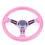 Pink Deep Dish Steering Wheel 14inch