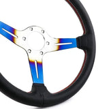 ND Blue Burnt Style Tuning Aftermarket Steering Wheel