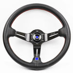 ND Perforated Leather Carbon Fiber Frame Steering Wheel