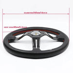 ND Perforated Leather Carbon Fiber Frame Steering Wheel