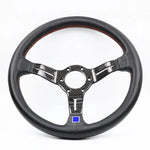 ND Perforated Leather Carbon Fiber Frame Steering Wheel