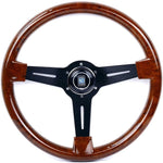 ND Wood 14inch Aftermarket Car Steering Wheel Classic