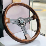 ND Wood 14inch Aftermarket Car Steering Wheel Classic