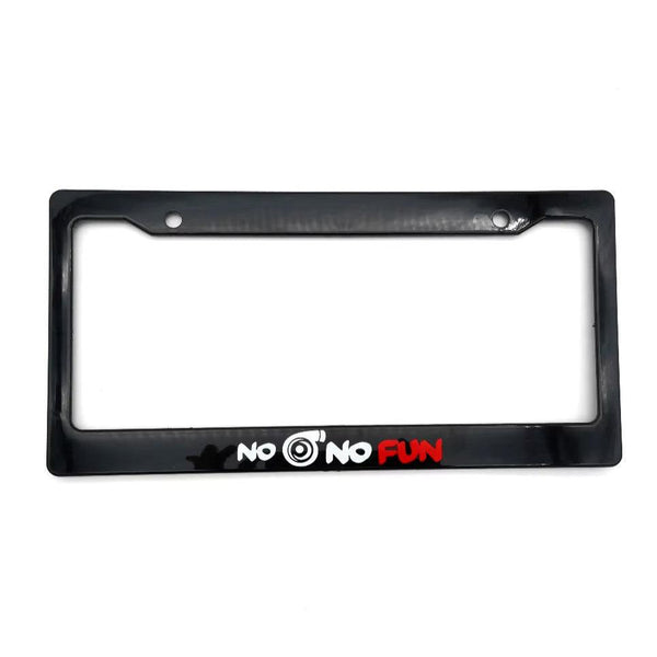 No Boost No Fun License Plate Frame