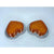 Orange LED Heart Shape Side Marker Indicators (Pair)