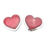 Pink LED Heart Shape Side Marker Indicators (Pair)