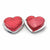 Pink LED Heart Shape Side Marker Indicators (Pair)