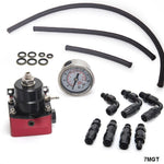 Racing Adjustable Fuel Pressure Regulator Gauge Kit JDM Performance