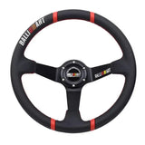 Rally Deep Dish Leather Steering Wheel 14inch