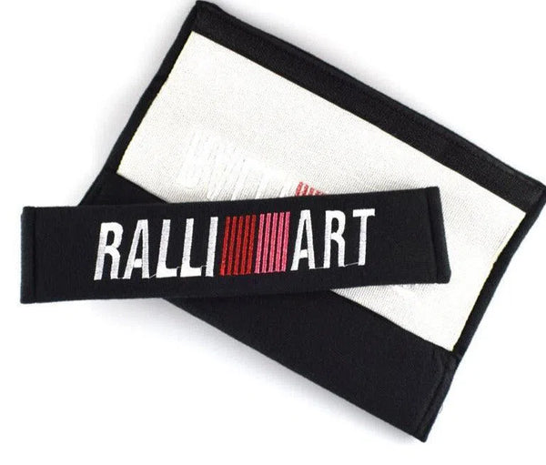 Ralliart Ralli Art Seat Belt Cover Pad