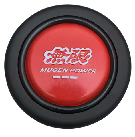 Red Mugen Style Horn Button