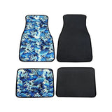 Sakura Wave Fabric Car Floor Mats