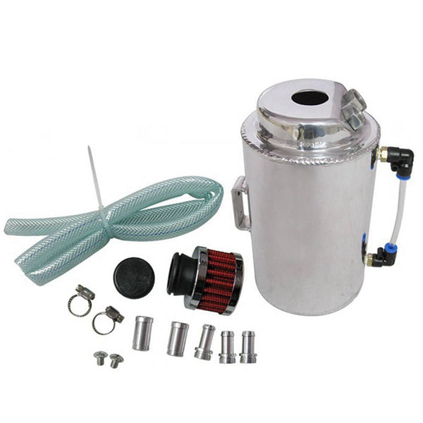 Universal 1.5l aluminium alloy oil catch can tank JDM Performance