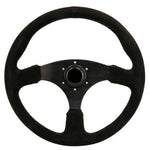 Black Suede Race Steering Wheel