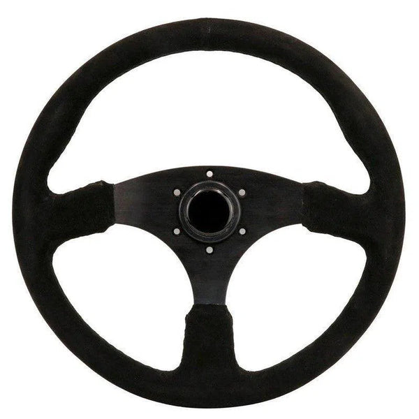 Black Suede Race Steering Wheel