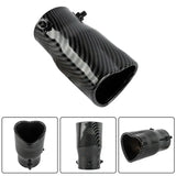 Heart Exhaust S/S Exhaust Tip: Carbon Fiber Look