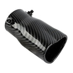 Heart Exhaust S/S Exhaust Tip: Carbon Fiber Look