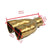 Dual Gold Heart Shaped S/S Muffler Tip Trim