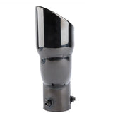 Universal Dual Gunmetal Round Muffler Tip