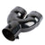 Universal Dual Gunmetal Round Muffler Tip