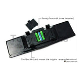 Universal Illusion LED Clip On Rear View Mirror (Red)