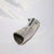 Silver Heart Shaped Stainless Steel Exhaust Pipe Muffler Tip Trim