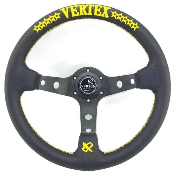 Vertex 10 Star JDM Steering Wheel Leather Yellow – JDM