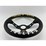 Vertex Forever 13" Steering Wheel - Yellow Stitch