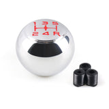 Weighted Round 5 Speed Shift Knob Flat Top JDM Performance