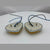 Yellow LED Heart Shape Side Indicators (Pair)