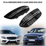 2015-2018 Mercedes Benz C-CLASS W205 Front Fog Light Cover JDM Performance