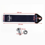 Bride Dark Blue Racing Tow Strap for Front / Rear Bumper JDM Performance